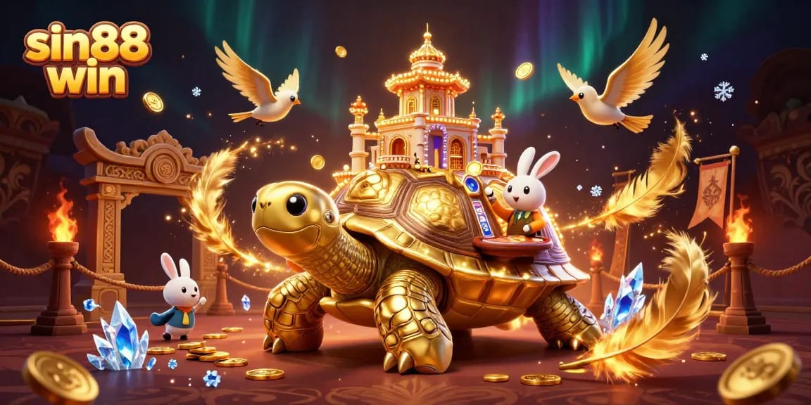 Experience excitement at sin88 win in a vibrant 3D casino scene with dynamic characters and rich visual details.