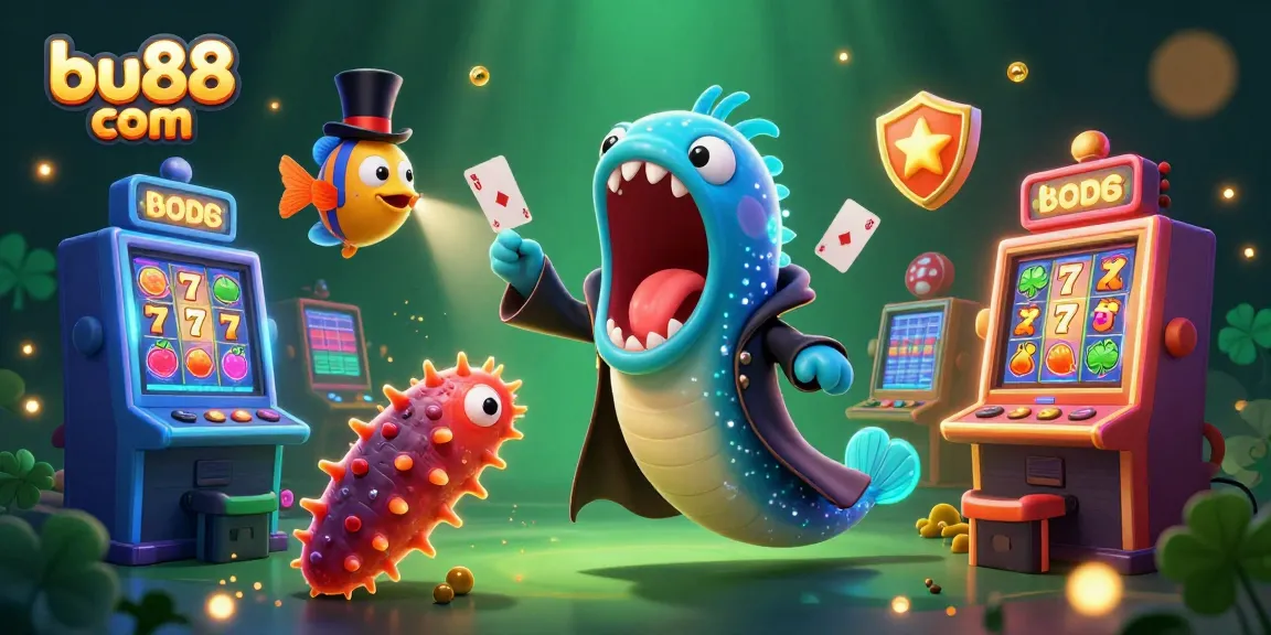 Engage with the magic of bu88 com through captivating card tricks featuring underwater characters.