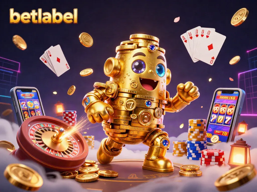 Win with betlabel in an energetic casino scene featuring dynamic gameplay elements.