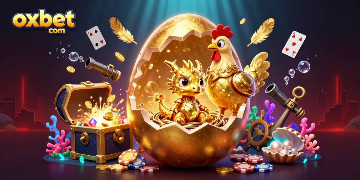Experience engaging gaming at oxbet com, featuring a golden dragon and poker chips in a vibrant casino scene.