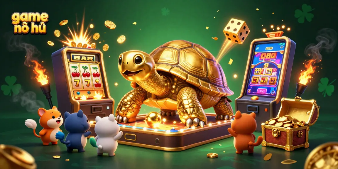Experience thrilling game nổ hũ with vibrant 3D elements bursting with action and excitement