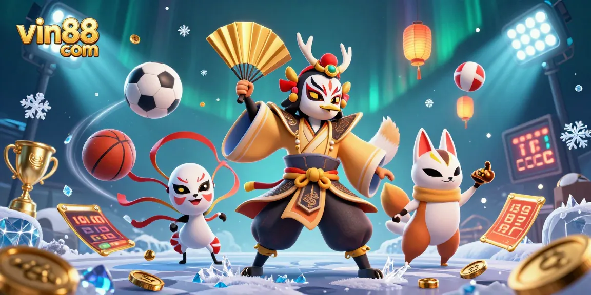 Place your bets and enjoy the thrill of vin88 com with vibrant casino characters and dynamic sports themes.